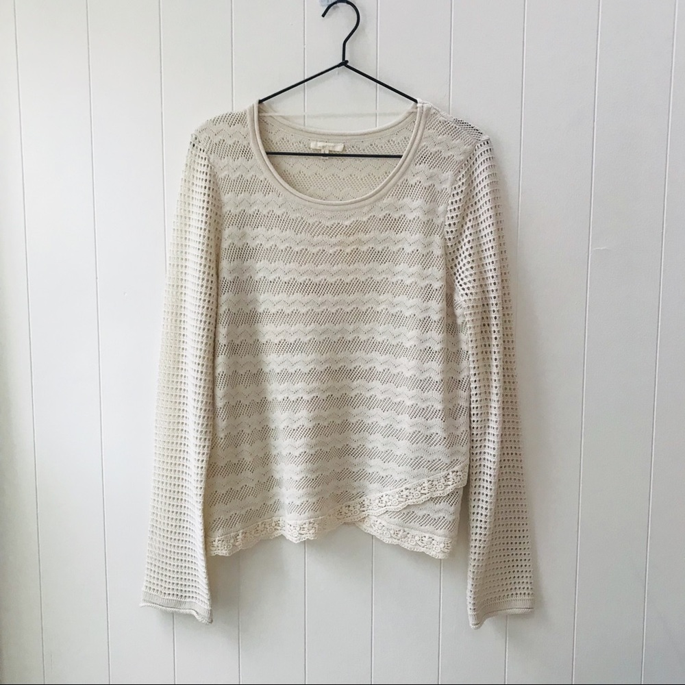 Mystree Off-White Knit Sweater